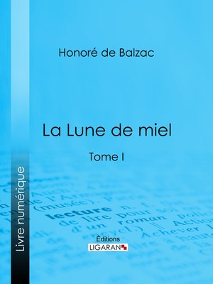 cover image of La Lune de miel